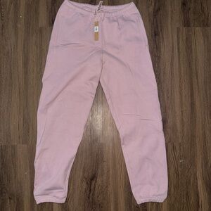SKIMS Women’s Sweatpants Size Medium Brand New With Tags Pink